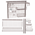 Thumbnail image #3 for Metro SmartWall Prep Wall-Mounted Starter Shelf Kit, 1 Shelf, Metroseal Gray
