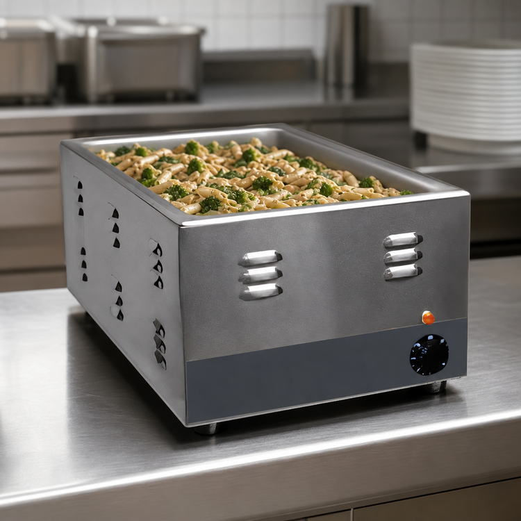 Product image #3 for APW Wyott X*PERT Series Insulated Electric Countertop Wet Food Pan Warmer, 22 Qt, 12 x 20 Opening