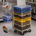 Thumbnail image #3 for Traex Clear Vinyl Half-Height Rack Cover, 21-1/2 x 21-1/2 x 36 Inches