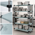 Thumbnail image #3 for Quantum 5-Shelf Solid Stainless Steel Shelving Starter Kit, 60