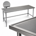 Thumbnail image #3 for Spec-Master Marine Series Stainless Steel Work Table with Marine Edge, 108 x 36 Inches
