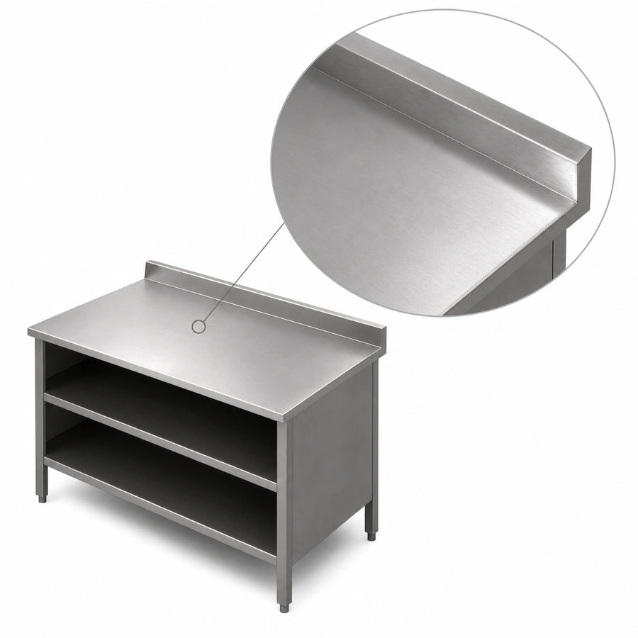16-Gauge Stainless Steel Top