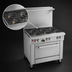 Thumbnail image #3 for Southbend Ultimate 24-Inch Gas Restaurant Range with 4 Star/Sauté Burners and Space Saver Oven