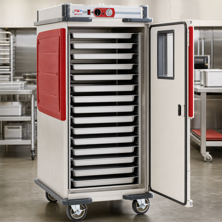 Product image #3 for Metro C5 Transport Armour Heavy-Duty Insulated Mobile Heated Cabinet, 5/6 Height, 14 Full-Size Sheet Pan Capacity