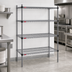 Thumbnail image #3 for Eagle Group Valu-Master Quad-Adjust 4-Tier Wire Shelving Starter Unit, 48