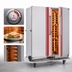 Thumbnail image #3 for EnduraHeat BR96 96-Covered Plate Stainless Steel Heat Retention Banquet Cart