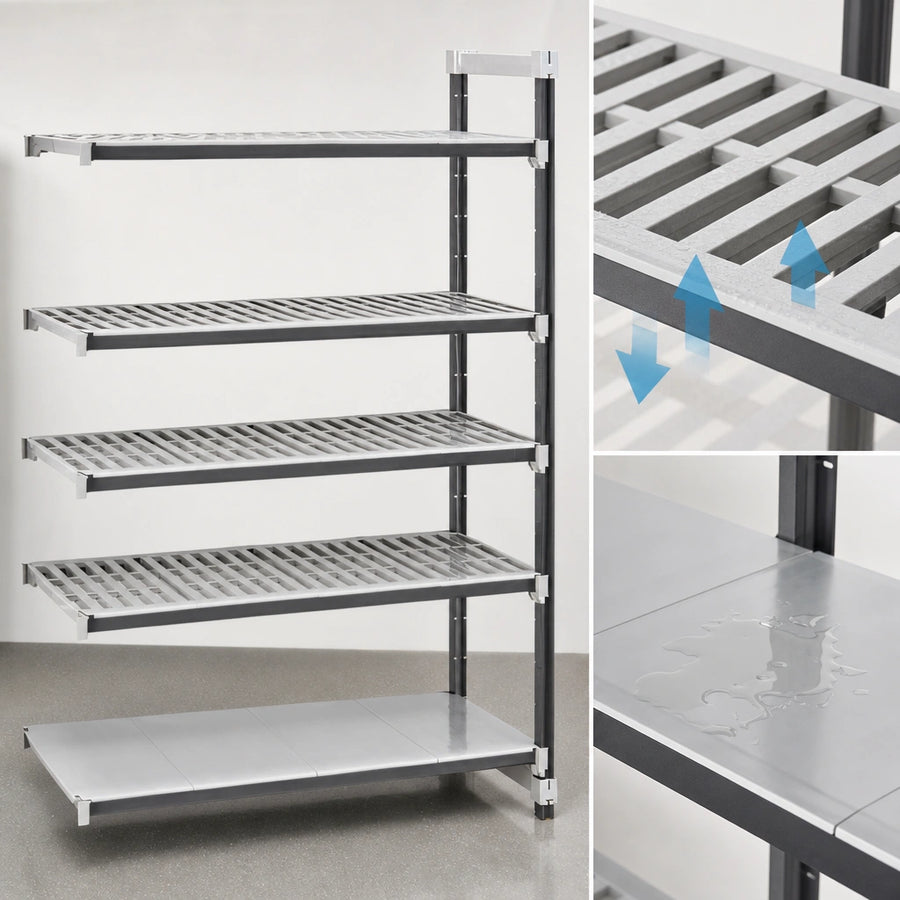 5-Tier Mixed Shelf Layout