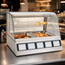 Thumbnail image #3 for Antunes DCH-220 Countertop Heated Display Cabinet, 2-Pan, Curved Glass