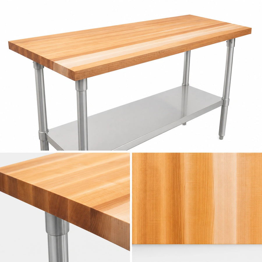 Edge Grain Flat Top
