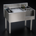 Thumbnail image #3 for Eagle 2200 Series 50-Inch Underbar Ice Bin/Cocktail Station with 8 Bottle Wells, Center Ice Bin, 7-Circuit Cold Plate and Blender Recess