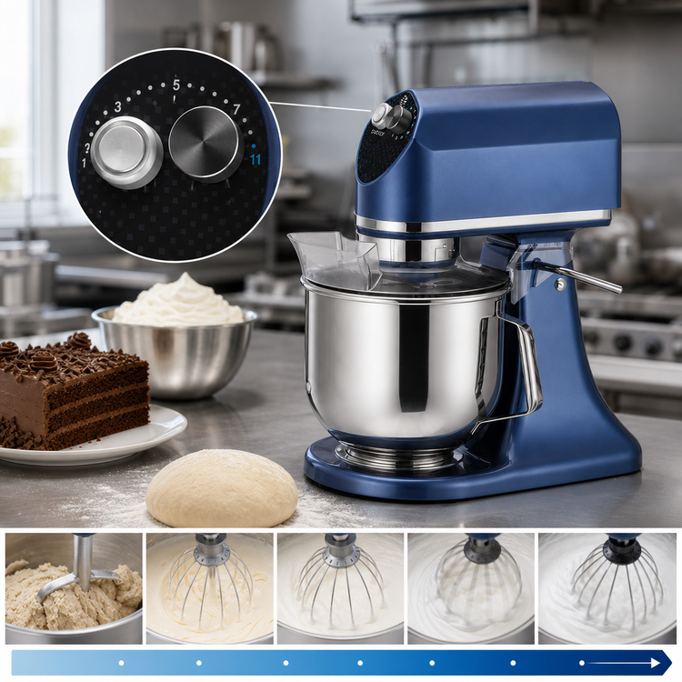 Product image #4 for Waring Luna 7-Quart 11-Speed Countertop Planetary Mixer