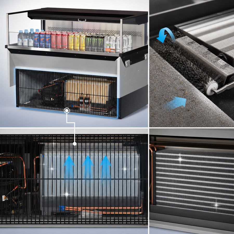 Self-Cleaning Condenser