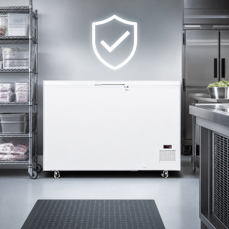 Product image #3 for Accucold Commercial -45°C Chest Freezer, 10.6 Cu. Ft., 52-Inch Wide, Digital Thermostat, White, 115V