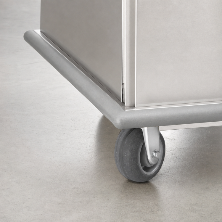 Product image #3 for Cres Cor Non-Marking Gray Perimeter Bumper for Cabinets