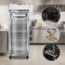 Thumbnail image #3 for Continental Refrigerator 1FENSSGD Extra-Wide Single Section Display Reach-In Freezer with Full-Height Glass Door