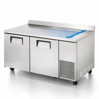Thumbnail image #3 for True Mfg. - General Foodservice TWT-67-HC 67-Inch 2-Door Stainless Steel Deep Worktop Refrigerator, Self-Contained Side-Mount