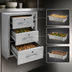 Thumbnail image #3 for RedHots DWW-3BI-120-X 3-Drawer Built-In Food Warmer