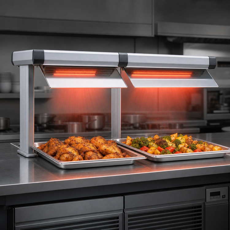 Product image #3 for Hatco Glo-Ray Designer Dual Infrared Strip Heater, 69.5-Inch Wide, Aluminum, 208V, 2.32 kW