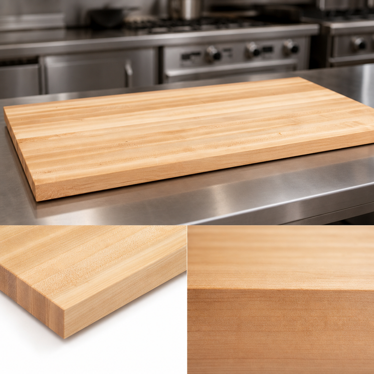 Product image #3 for John Boos Boos Block 72 x 48 x 1-3/4-Inch Edge Grain Maple Kitchen Countertop with Penetrating Oil Finish