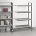 Thumbnail image #3 for Cambro Camshelving Elements XTRA Stationary Add-On Vented Polymer Shelving Unit, 18 x 48 x 72 Inches, 4-Tier, Speckled Gray