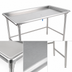 Thumbnail image #3 for John Boos 36-7/8 Inch x 30-3/8 Inch Stainless Steel Open Base Sorting Table with Raised Edge