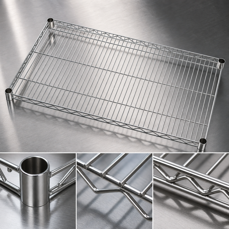 Product image #3 for Quantum 24-Inch x 18-Inch 304 Stainless Steel Wire Shelf