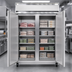 Thumbnail image #3 for Continental Refrigerator 2FNSA Two-Section Reach-In Freezer with Full-Height Solid Doors