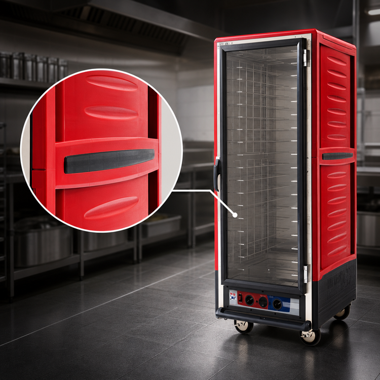 Product image #3 for Metro C5 3 Series Insulation Armour Full-Height Heated Holding and Proofing Cabinet, Low Watt, Full-Length Clear Polycarbonate Door