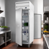 Thumbnail image #3 for Beverage-Air P-Series Standard-Depth One-Section Pass-Thru Reach-In Refrigerator, Top-Mount Self-Contained, Half Solid Doors, 22.9 Cu. Ft.