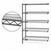 Thumbnail image #3 for Eagle Group Valu-Master 5-Tier Add-On Wire Shelving Unit, 36 x 21 x 74 Inches, Pewter Gray Epoxy Finish
