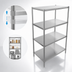 Thumbnail image #3 for John Boos Stainless Steel Dry Storage Shelving Unit with 4 Adjustable Shelves, 30W x 24D x 72H