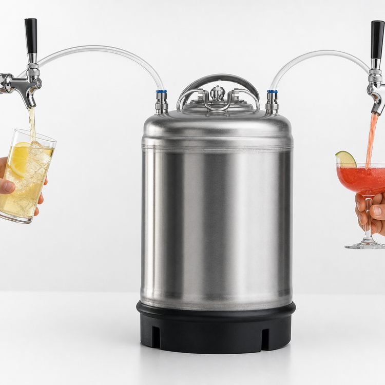 Product image #3 for Perlick 2.5 Gallon 2-Port Cocktail Keg with Ball Lock Connections