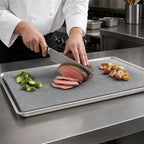Thumbnail image #3 for Cres Cor 1415 022 Resilient Cutting Board, 16 x 24 x 1-3/4 Inches, with 18 x 26 Inch Pan