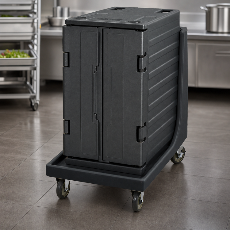 Product image #4 for Cambro Camdolly Sheet Pan and Tray Transport Dolly with Handle, 350 lb Capacity, Black