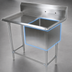 Thumbnail image #3 for John Boos Pro-Bowl 1-Compartment Sink with 36