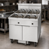 Thumbnail image #3 for Imperial Six-Battery Electric Floor Fryer with Built-In Space Saver Filter System, 50 lb. Per Tank