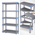 Thumbnail image #3 for Millenia 5-Shelf Stationary Polymer Shelving Starter Unit, 60