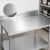 Thumbnail image #3 for Advance Tabco SKG-365 60-Inch x 36-Inch Stainless Steel Work Table with 5-Inch Backsplash and Adjustable Undershelf