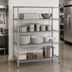 Thumbnail image #3 for Metro Super Erecta 4-Shelf Chrome Plated Wire Shelving Starter Unit, 60