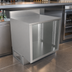 Thumbnail image #4 for BK Resources Call Series 24 Inch x 21 Inch Flat Top Stainless Steel Underbar Cabinet Base