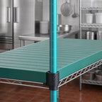 Thumbnail image #3 for Eagle Group QuadPlus QPF-2448VG-GS 48"W x 24"D Solid Green Polymer Shelf Mat with Antimicrobial Protection, NSF Listed Case of 4