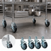 Thumbnail image #3 for Krowne Royal Series Universal Wire Shelving Caster Set, 5-Inch Swivel Locking Casters, 220 lb. Capacity Each