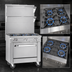 Thumbnail image #3 for Southbend Platinum 32-Inch Gas Heavy Duty Range with 3 Open Burners, 3 Step-Up Burners, and Convection Oven