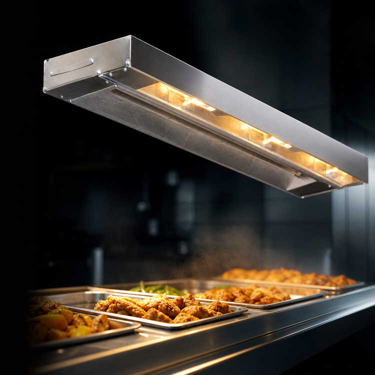 Product image #3 for Eagle RedHots 96-Inch Single Lighted Rod Strip Heat Lamp, 240V, Standard Wattage