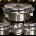 Thumbnail image #3 for 84-Inch Gas Mongolian Barbecue Range with 14 Burners and Polished Steel Top
