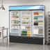 Thumbnail image #3 for Hoshizaki Three-Section Reach-In Glass Door Merchandiser Refrigerator, 56.04 Cu. Ft., Bottom-Mount Self-Contained