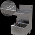 Thumbnail image #3 for Glastender 18-Inch Underbar Wet Waste Sink with Drainboard Top