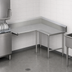 Thumbnail image #3 for Pro-Bowl L-Shaped Corner Clean Dishtable, 60-Inch Machine Side x 108-Inch End, Left-to-Right, Stainless Steel