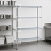 Thumbnail image #3 for EAGLEbrite 4-Tier Add-On Wire Shelving Unit, 36 x 18 x 74 Inches, Zinc Finish