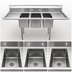 Thumbnail image #3 for Advance Tabco Special Value Series 3-Compartment Convenience Store Sink with Left & Right Drainboards, 58-Inch, 304 Stainless Steel